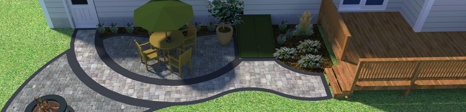 Green Boys Landscapes designers can create any landscaping project you dream of using 3D CAD software.